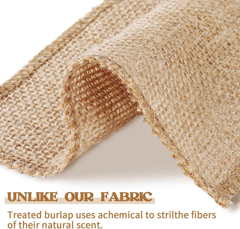 36 Pieces 6 x 6 Inches Burlap Squares Jute Burlap Finished Edges Square Fabric Farmhouse Burlap Placemats for Home Party Wedding Table Cover Cente...