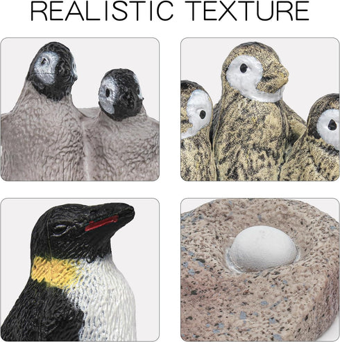 Polar Penguin Figure Playsets 7PCS Penguin Model Toy Desktop Decoration Collection Party Favors Toys for Boys Girls Kids...