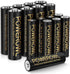 POWEROWL High-Capacity Alkaline AA AAA Batteries Combo, Long Lasting, 10-Year Shelf Life - Pack of 16...