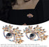 Pssopp 2Pcs Brooches for Women, Premium Alloy Blue Evil Eye Brooch for Wedding Party Christmas Decoration Gifts...