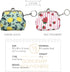Small Buckle Coin Purse Vintage Pouch Kiss-lock Clasp Change Purse Keychain Wallet (2 Pack - Summer Lemon & Pink Strawberry)...
