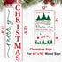 Christmas Stencils for Painting on Wood Porch Merry Christmas Stencil Candy Cane/Hot Cocoa/Gingerbread/Winter Scene Drawing Templates for Door Mat...