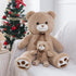 Brown Teddy Bear Stuffed Animal Small Teddy Bear with Heart Plush Toys Stuffed Animals for Her Cute Stuffed Animals Teddy Bears Stuffed Bear Plush...