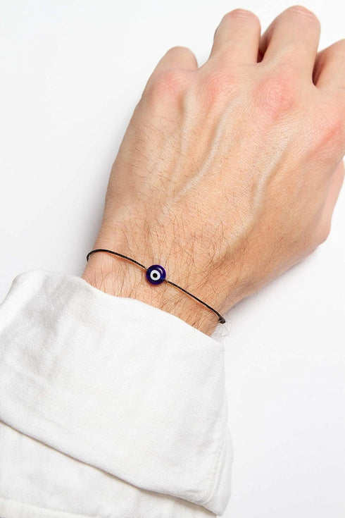 Handmade Evil Eye Bracelet String Kabbalah Protection Hamsa Adjustable Mexican Bracelet Mal De Ojo Luck Amulet for Women Men Family Friends...