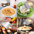 4 Pack 4 in 1 Plastic Salt and Pepper Shaker, 4 Grids Flip Empty Spice Dispensers Travel Spice Container Compartment Seasoning Shakers with Lid Tr...