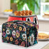 Flower 2 Slice Bread Maker Cover for Kitchen, Dustproof Toaster Cover Suitable for Standard Size Bread Machine, Small Kitchen Appliance...