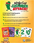 Ninja Cat Cucumber Attack! Card Game - Fast-Paced Slap-Happy Game of Weapon-Wielding Ninja Cats, Fun for Family Game Night, Ages 5+, 2-4 Players, ...