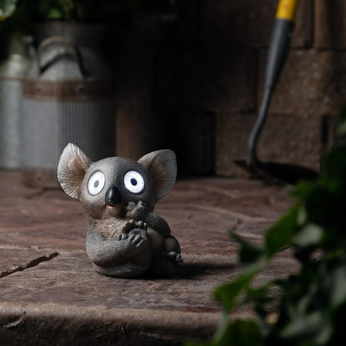 Solar Garden Koala Decoration | Outdoor Yard Decor - Lawn Ornaments | Solar Decorative Lights for Patio, Balcony, Deck | Weather Resistant - LED |...