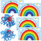 Double Sided Rainbow Play Alphabet Arch Mats Colorful Foam Letters ABC Educational Alphabet for Alphabet Recognition Activity Baby Toddlers Kids (...