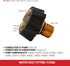 Simpson Cleaning 7112362 Water Inlet Fitting for Multiple Pressure Washer Pumps, Gold...