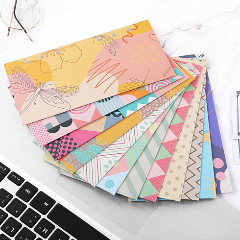 12pcs Cash Envelopes for Budgeting for A6 Budget Binder, 6-Holes Money Organizer for Cash for Cash Stuffing Envelopes...