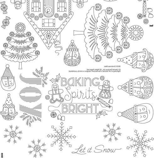 Christmas Bliss - Hand Stitch Embroidery Transfer Pattern...