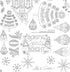 Christmas Bliss - Hand Stitch Embroidery Transfer Pattern...