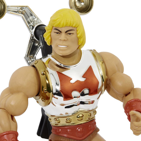 Masters of the Universe Origins Deluxe Action Figure, Flying Fists He-Man, 5.5-in Battle Figures for Storytelling Play and Display, for 6 to 10-Ye...