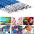 Fine Tip Paint Brushes,BWLKY 60Pcs Miniature Paint Brushes Fine Detail 00 Paint Brush Tiny Painting Brushes for Acrylic Oil Watercolor, Face Nail ...