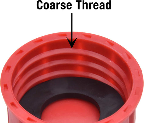 The Original CM Concepts® Coarse Thread Gas Can Solid Caps for Storage/Transportation- Multiuse (4)...