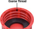 The Original CM Concepts® Coarse Thread Gas Can Solid Caps for Storage/Transportation- Multiuse (4)...