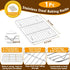 P&P CHEF 9 Inch Baking Sheet Pan with Rack Set, Stainless Steel Cookie Sheet Pan Tray with Cooling Rack for Oven Use, Cooking Roasting, Non Toxic ...