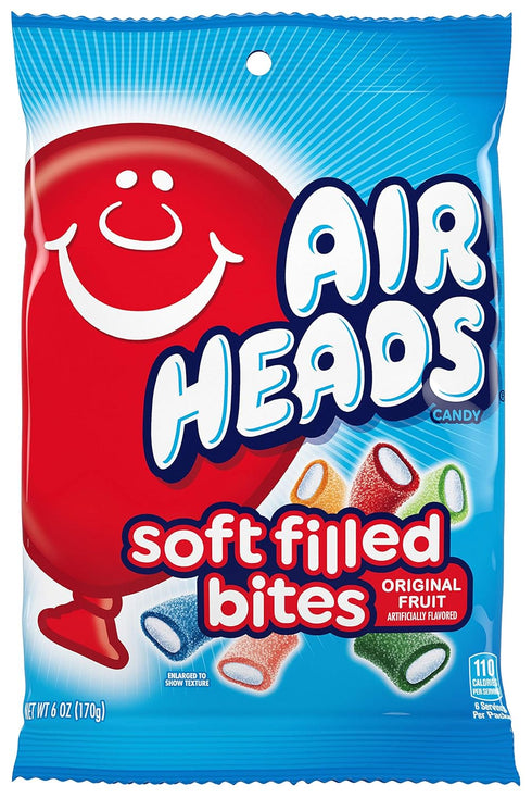 AirHeads Soft Filled Bites, Party, 6 Ounce (Packaging may vary)...