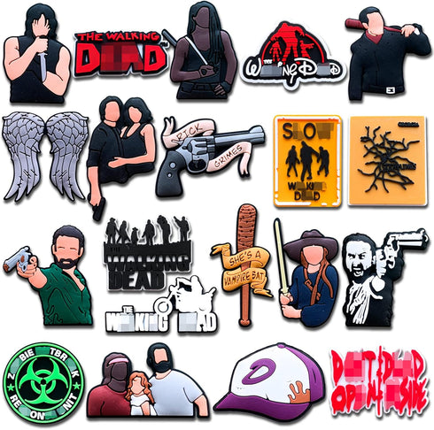 20Pcs Horror Charms for Adults, Shoe Charms for Clogs Sandals Decoration...