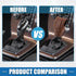 Car Shift Knob Cover Universal Vehicle Interior Shift Gear Cover Trim Accessories Decorative Faux Leather Brown...