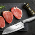 DDF iohEF Kitchen Knife, Chef's Knife In Japanese Stainless Steel Professional Santoku Cooking Knife, 7 Inch Non-slip Ultra Sharp Knife with Ergon...