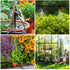 160 Pcs Adjustable Drip Irrigation Emitters, Misting Nozzles, Micro Irrigation Drippers, Sprayers, Barbed Connectors, Universal Parts for 1/4" Dri...