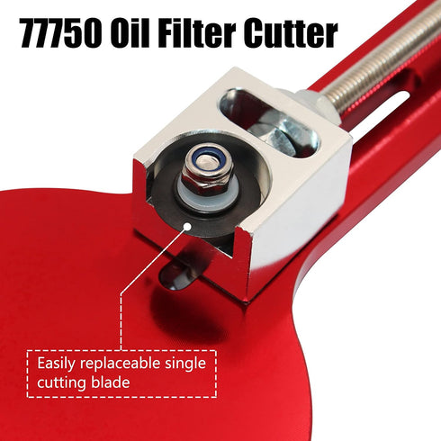 77750 Oil Filter Cutter Replacement for Longacre, Suitable for Filter Cutting Range 2 3/8"-5"....