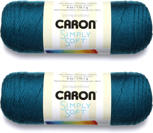 Bulk Buy: Caron Simply Soft Yarn Solids (2-Pack) (Pagoda)......