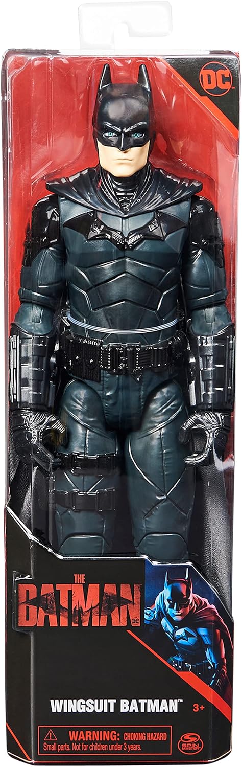 DC Comics, Batman 12-inch Wingsuit Batman Action Figure, The Batman Movie Collectible Kids Toys for Boys and Girls Ages 3 and up...