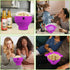 MMUGOOLER Original Microwave Popcorn Popper Silicone Popcorn Maker, Collapsible Bowl with Lid, Without BPA and Dishwasher Safe, Quick & Easy(Purpl...