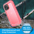 SPORTLINK for iPhone 13 Waterproof Case - Full Body Shockproof Dustproof Phone Screen Protector Rugged Waterproof Case for iPhone 13 6.1 Inches Pi...