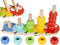 TOWO Wooden Stacking Rings Baby –Lovely Caterpillar Counting Game - Colour Sorting Puzzle - 5 Pegs Ring Stacker - Counting Rings Early Learning Wo...