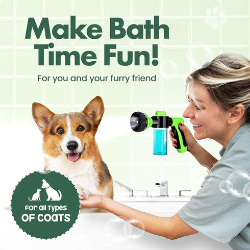 Soap & Shampoo Dispenser for Pet Wash and Garden Hose Sprayer Nozzle...