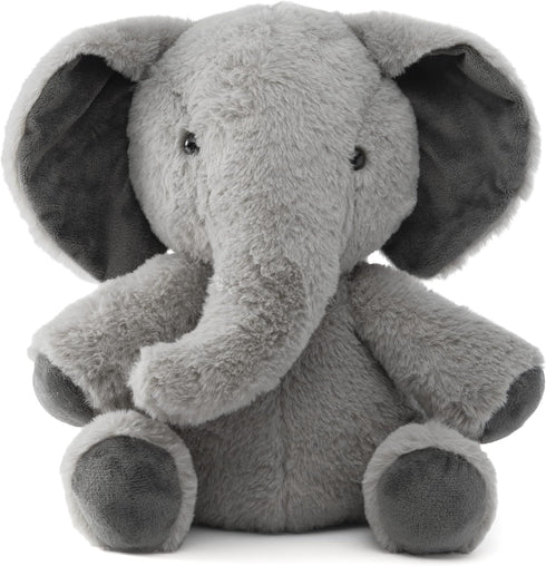 PREXTEX Elephant Stuffed Animals - Soft & Cozy Baby Stuffed Elephant Plush Toy (Large - 10.5 Inches) Machine Washable Stuffed Animals for Boys & G...