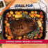 HIC Kitchen Roasting Roasting Baking Rack, Heavyweight Chrome-Plated Steel Wire, 10 x 6-Inches...