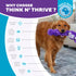 Outward Hound Nina Ottosson Twistiez Interactive Plush Dog Puzzle Dog Enrichment Toys Dog Treat Puzzle, Plush, Purple...