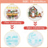 Kigley 5 Sets Embroidery Starter Kit for Adults Plant Lover Gifts for Women Beginners Flower Embroidery Shop Pattern for Kids Cross Stitch Set Nee...
