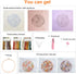 Myfelicity Embroidery kit, Adult Embroidery Material Set with Cute Flowers and Plants Patterns. 3 Embroidery Clothes and Colors Threads. 1 Hoop. (...