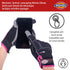 Dickies Heavy Duty Synthetic Leather Work Gloves Women, Touchscreen Compatible | Mechanic, Gardening Gloves, Black/Pink, Large...