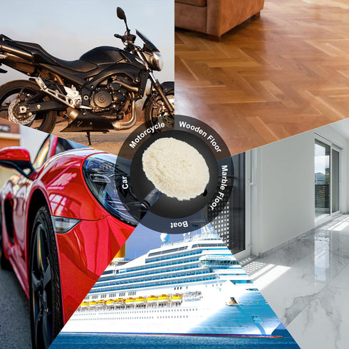 Tallew 6 Pcs 3 Inch Wool Polishing Pad Hook Loop Buffing Pad for Drill Curved Edge Compound Cutting Tool Drill Polisher Attachment Wheel Polish Ki...