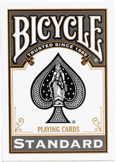 Bicycle Black Playing Cards, Standard Index, 1 Deck...