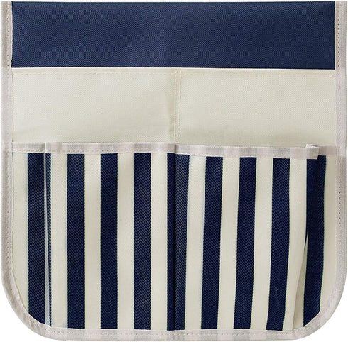 Garden Kneeler Tools Bag, Blue White Stripes, Oxford Cloth, 31x30cm...