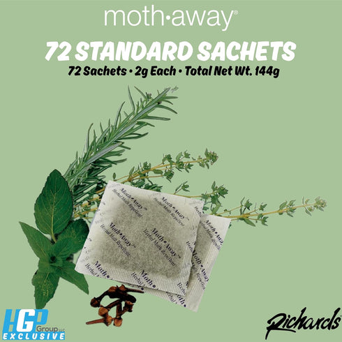 Richards Moth Away/Herbal - Value Pack - 72 sachets...