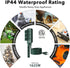 HBN Outdoor Power Stake Waterproof with 6FT Long Extension Cord, 3 Grounded Outlets Yard Power Strip with Protective Covers, Electrical Power Stak...