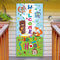 Welcome Banner, First Day of School Door Cover Woodland Animal Friends Photo Backdrop for Classroom School Party Decorations Supplies with Rope...