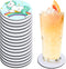 16 Pieces Sublimation Blank Cup Coasters Bulk 4x4 Inch Round Blank Cup Mat Rubber Circle Mat for Sublimation Transfer DIY Crafts Printing Heat Pre...