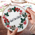 Nuberlic Embroidery Kit Cross Stitch Kit for Adults Stamped Hand Embroidery with Pattern Embroidery Hoop Cloth Needlepoint Thread Floss...