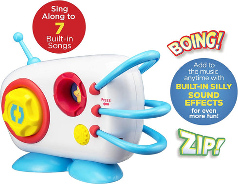 eKids Mother Goose Club Mini Boom Box Toy 7 Favorite Kids Songs Built in Silly Sound Effects & More Fun Easy to Use or Present...