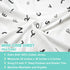 TL Care 100% Natural Cotton Fitted Mini Crib Sheet 38" x 24" - Soft & Breathable Small Nesting Portable Crib Sheet, Fits Pack N Play Mattresses, A...